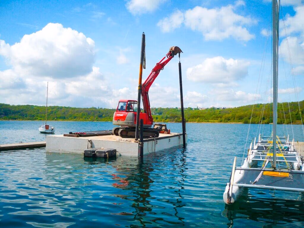 Travaux fluviaux - Jablines