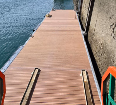 Ponton flottant pour la SNSN de Penmarc'h