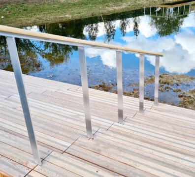 Gradins de l'éco-quartier de Bessancourt