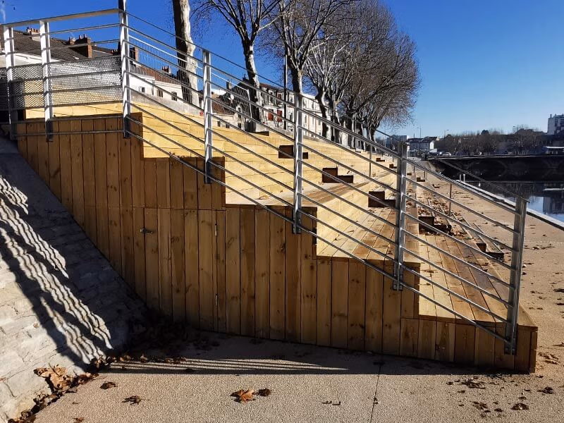 Les gradins de Montluçon