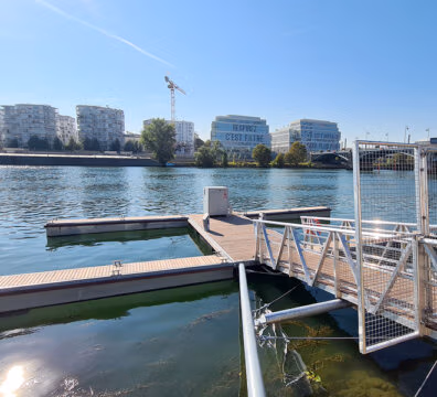 Pontons flottants acier - Rosa Bonheur à l'Ouest