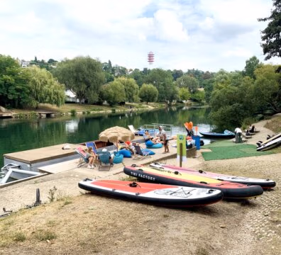 Coffre flottant en acier - Beach Paddle St Maur des Fossés