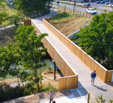 Passerelle cycles & piétons - Commune de Meaux