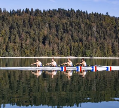 Entraînement de l'équipe de France Féminine d'aviron