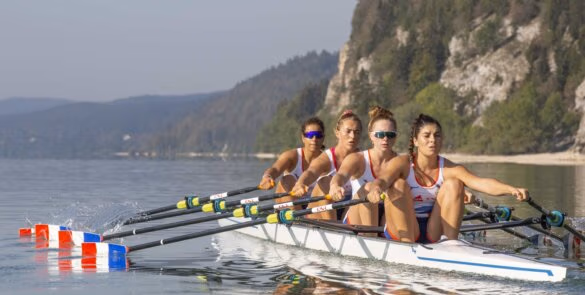 Entraînement de l'équipe de France Féminine d'aviron