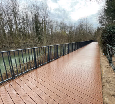 Ponton fixe à Chelles (77)