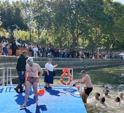 Baignade dans la Seine