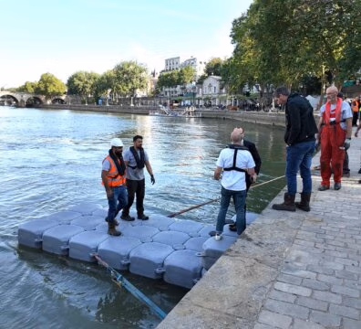 Mise en place du ponton de départ