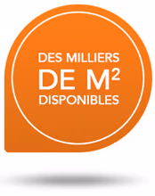 Des milliers de M2 disponibles