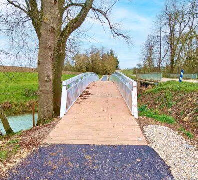 Passerelle cycles et piétons pour l'ARC Mosellan