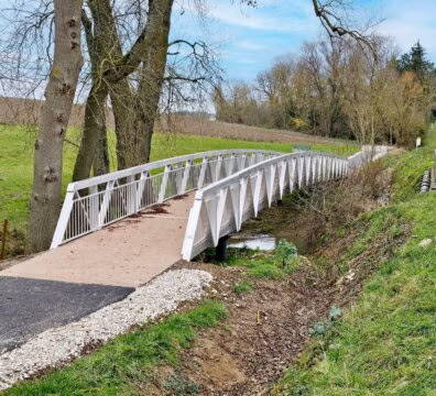Passerelle cycles et piétons pour l'ARC Mosellan