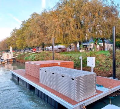 Ponton technique - Traitement des eaux usées - 94