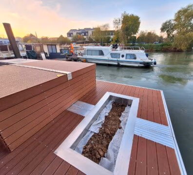 Ponton technique - Traitement des eaux usées - 94