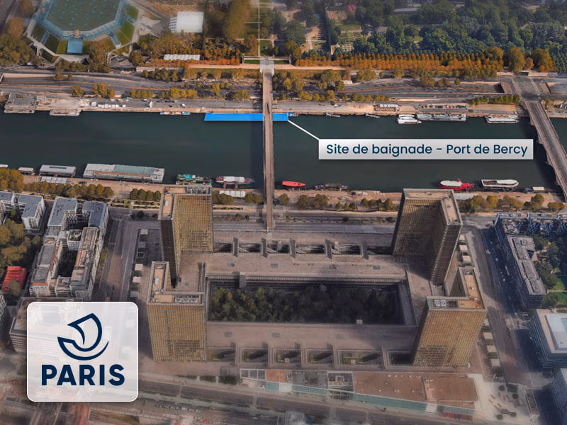 Projet de baignade sur le quai de Bercy à Paris