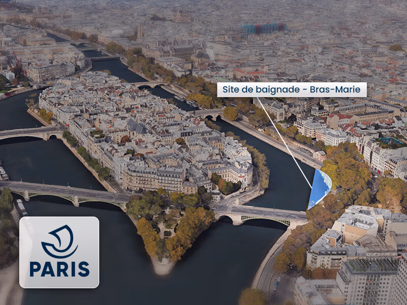 Projet de baignade au Bras Marie à Paris