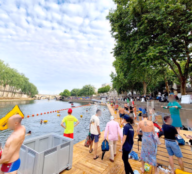 Site de baignade au Bras Marie - Paris