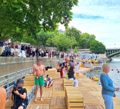 Site de baignade au Bras Marie - Paris