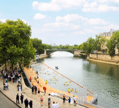 Site de baignade au Bras Marie - Paris