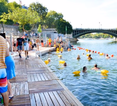 Site de baignade au Bras Marie - Paris