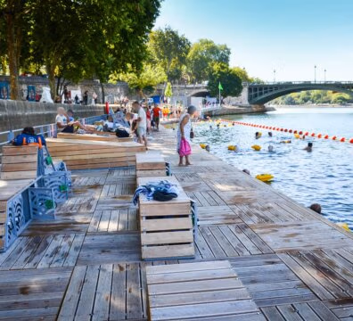 Site de baignade au Bras Marie - Paris