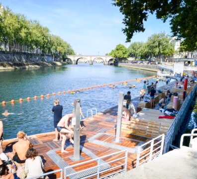 Site de baignade au Bras Marie - Paris