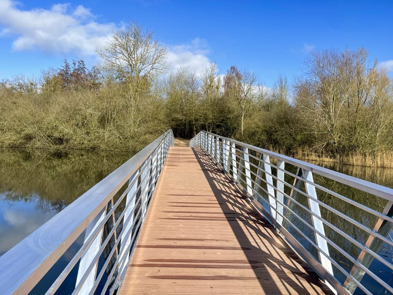 Passerelle piétonne à Sommerviller (54)