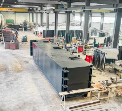 Fabrication des embarcadères en acier