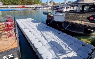 Test event - Embarcadère provisoire - Pont Alexandre III - Paris