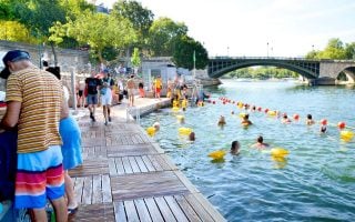 Site de baignade au Bras Marie - Paris