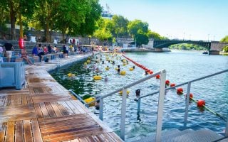 Site de baignade au Bras Marie - Paris