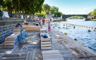 Site de baignade au Bras Marie - Paris