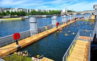Site de baignade au quai de Bercy - Paris