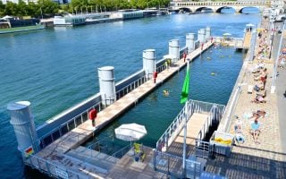 Site de baignade au quai de Bercy - Paris