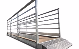 Passerelle d'accès 380x90 cm