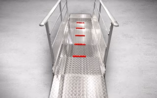 Passerelle d'accès 400x60 cm